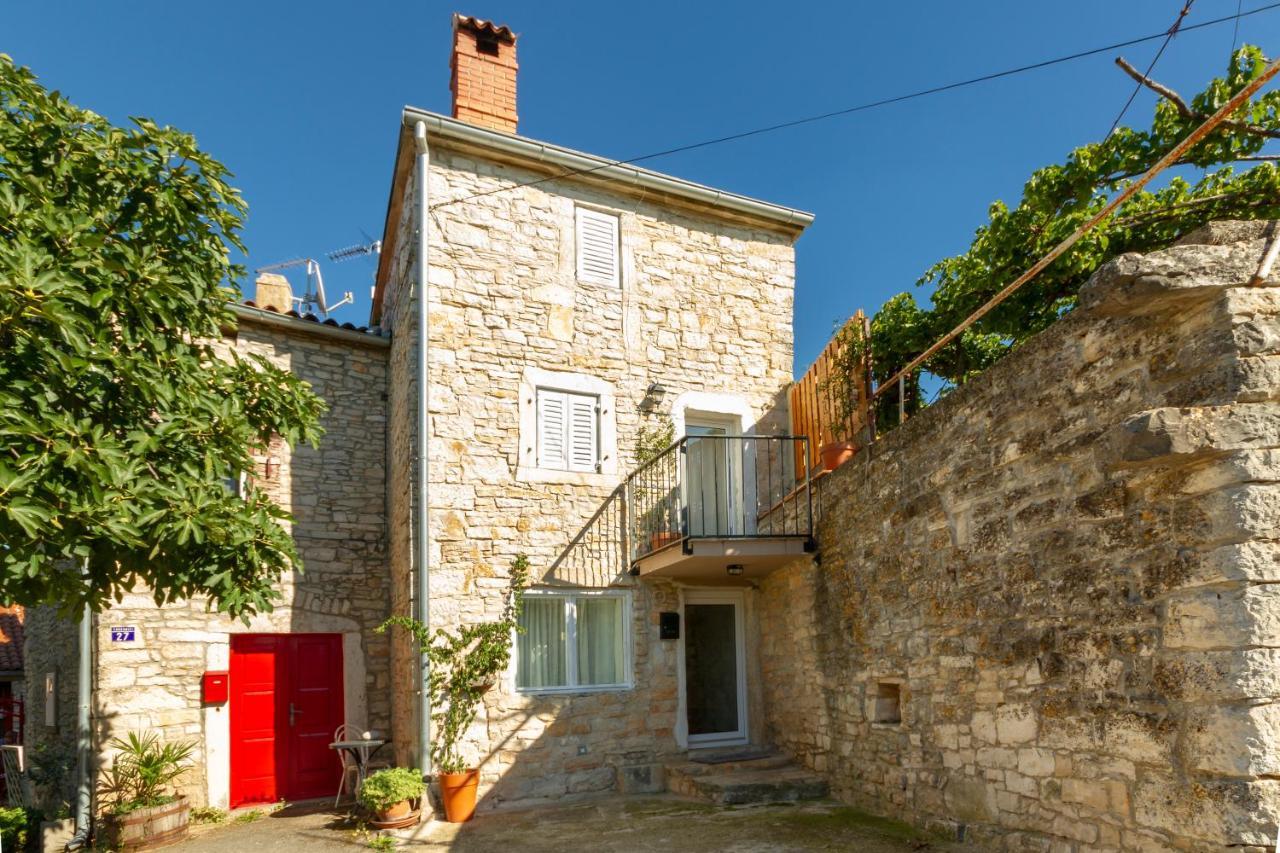 Authentic Istrian Villa Stazione With Pool Cabrunici Exterior foto